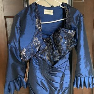 Wedding Dress- navy blue